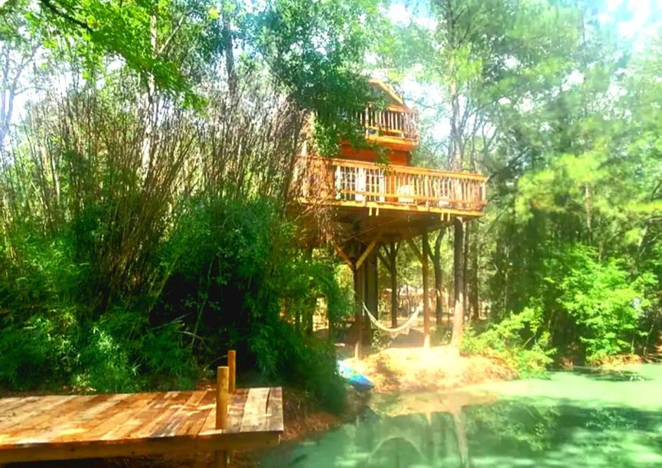 Waterfront Treehouse In A Magical Forest Waller Exterior foto